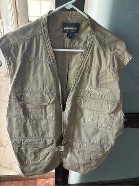 Woolrich Men’s Sig Sauer Utility Vest - Khaki